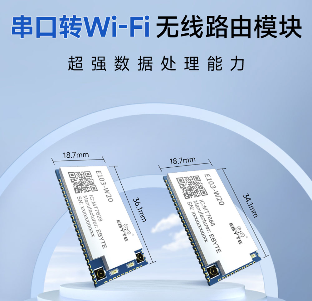 E103-W20串口轉(zhuǎn)WiFi無(wú)線路由模塊