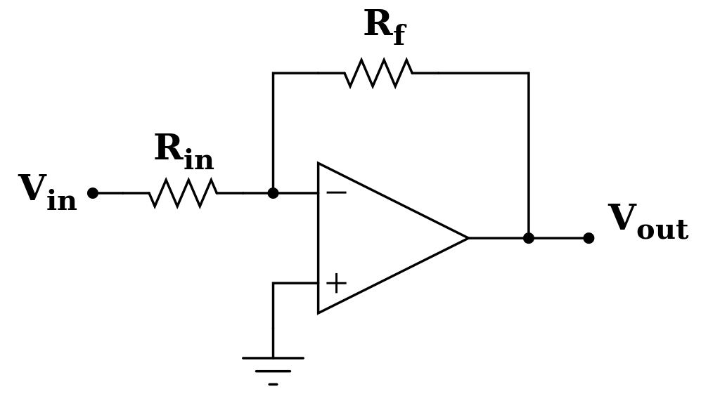 反相閉環(huán)放大器