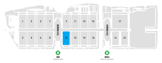 深圳展會平面圖