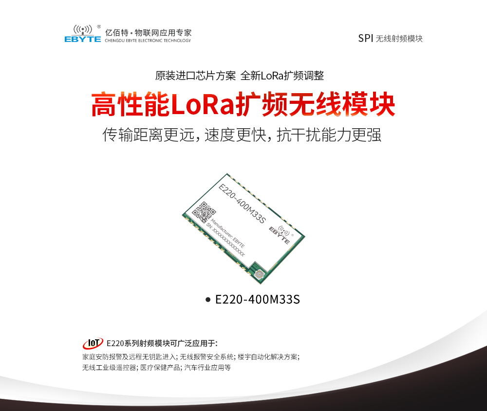 E220-400M33S LLCC68方案 lora模塊詳情頁(yè) (1)