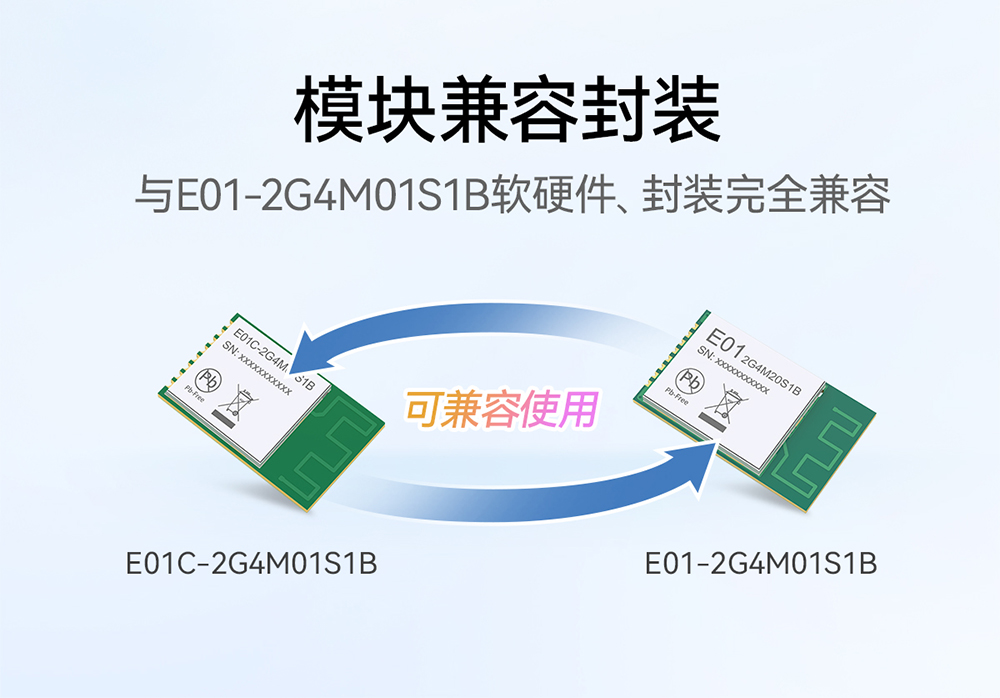 E01C-2G4M01S1B 貼片型Si24R1無(wú)線模塊 (9)