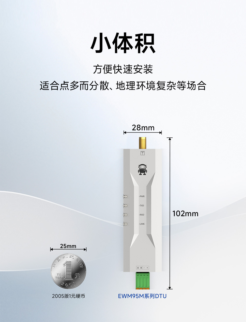 EWD95M-400頻段微型導(dǎo)軌LORAWAN數(shù)傳電臺 (8)