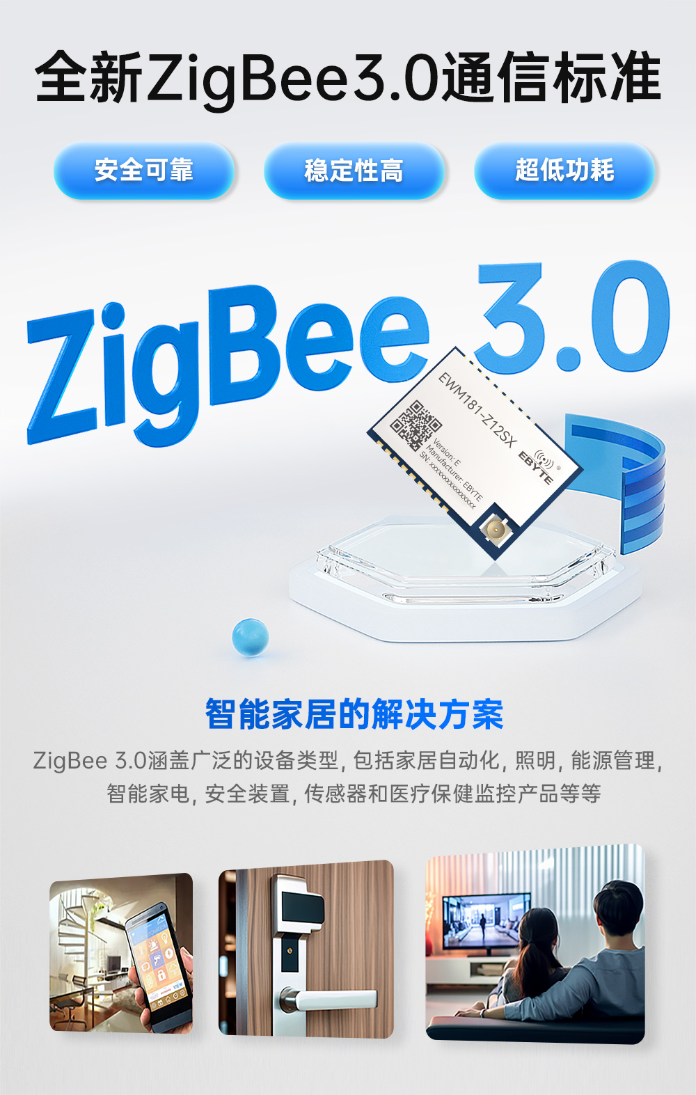 EWM181-Z12SX(E) 簡單易用型zigbee3.0無線模塊 (4)
