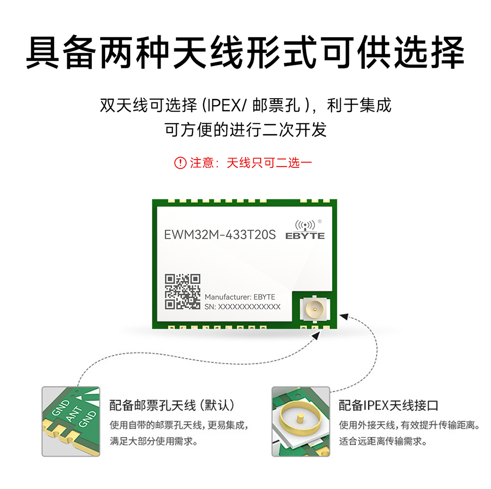 EWM32M-433T20S LoRa無(wú)線串口模塊 (8)
