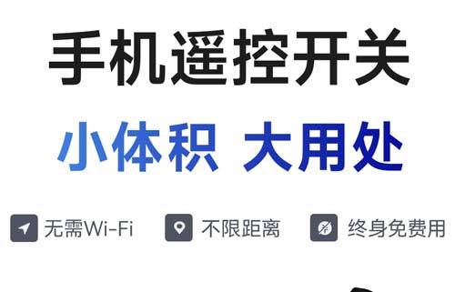 小體積大作用的CE31-S系列4G遙控開關
