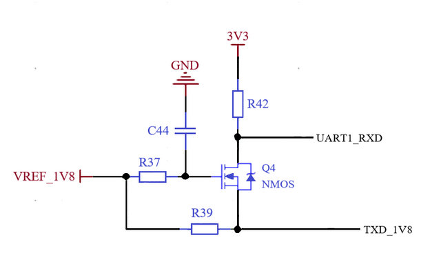 NMOS管電平轉換電路