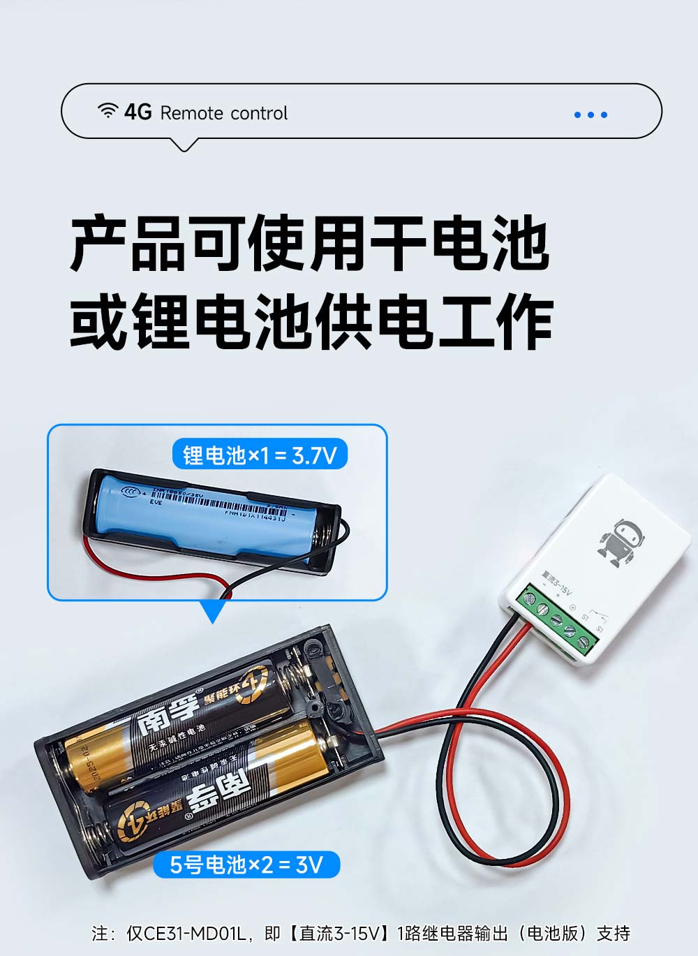 CE31-MD01L 小尺寸4G手機遙控開關(guān) (6)