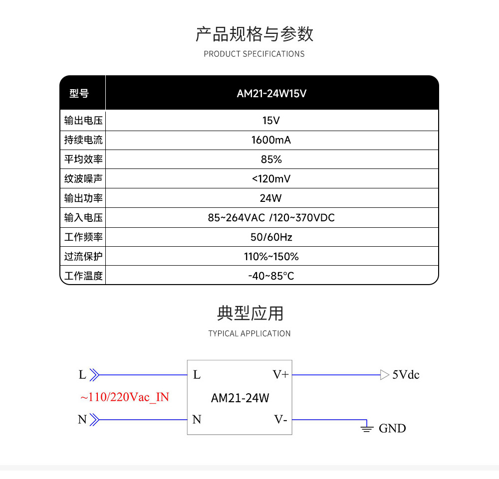 AM21-24W15V
